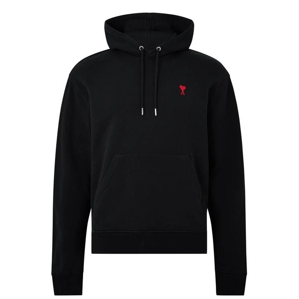 AMI Paris Ami De Coeur Hoodie - Black